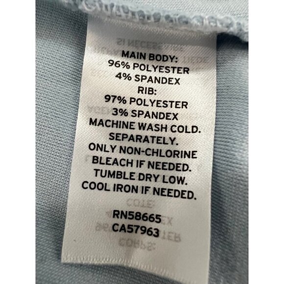 New ZELLA GIRL Kids' Size XL (14/16) Cozy Active Luxe velour Top Blue Cashmere - Picture 11 of 11